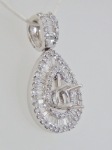 Pear Shaped Diamond Pendant
