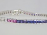 Multi-Colored Sapphire Bracelet