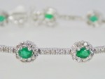 Emerald & Diamond Bracelet